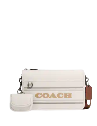 Coach Heritage Stripe Satchel Handbag