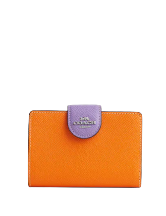 COACH 3-in-1 L-Zip Wallet in Cross Grain Leather