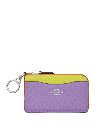 Coach Multifunction Card Case In Colorblock