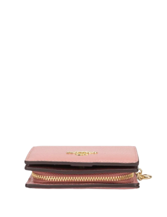 Powder Pink Small Saffiano Leather Wallet