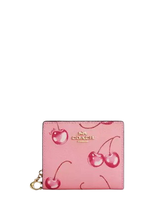 Cherry Coach Card Case: A Blend of Style and Functionality