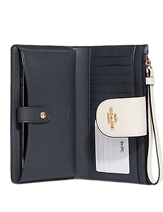 Coach Tech Wallet In Colorblock Signature Canvas 