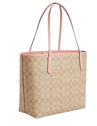 Deals Coach large dusty pink tote