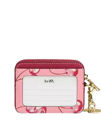 Unveiling the Coach Zip Card Case Cherry: A Must-Have for Style and Functionality