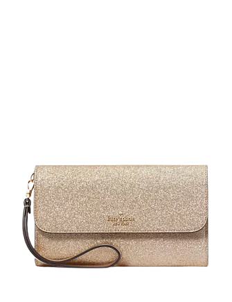 Kate Spade New York Glimmer Medium Flap Wristlet