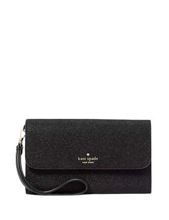 Kate Spade New York Glimmer Medium Flap Wristlet