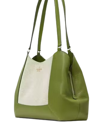 Kate Spade Canvas Green Swirl Bag sale