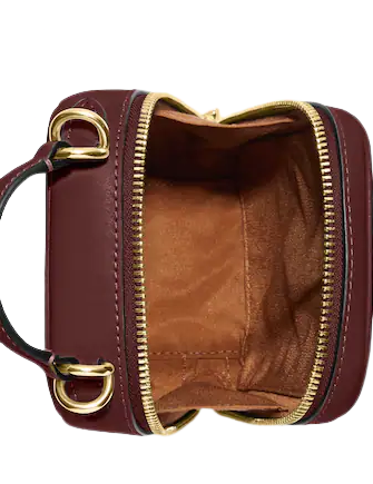 (Pre Order) coach eva phone crossbody signature khaki terracotta