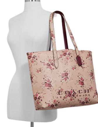 Coach highline tote sale with floral print