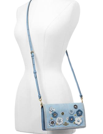 COACH Washed Denim Hayden Crossbody Bag