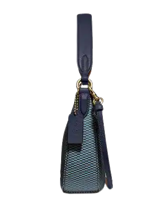 Coach Pebble Leather Chelsea Crossbody Bag, Navy