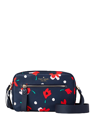 Kate Spade New York Chelsea Whimsy Floral Camera Bag In Navy/Multi –  Olivia's Closet