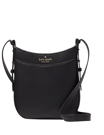 Kate Spade Leila Small Black Leather North South Crossbody