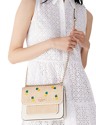 Kate Spade newest purse Remi Daisy Embroidered Chain Crossbody bag new