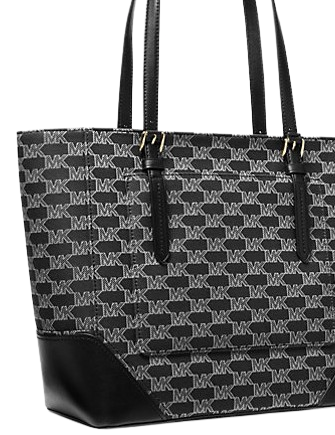 Michael Michael Kors Aria Large Signature Logo Jacquard Tote Bag