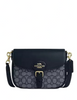 Coach Amelia Saddle Bag In Signature Jacquard