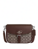 Coach Amelia Saddle Bag In Signature Jacquard