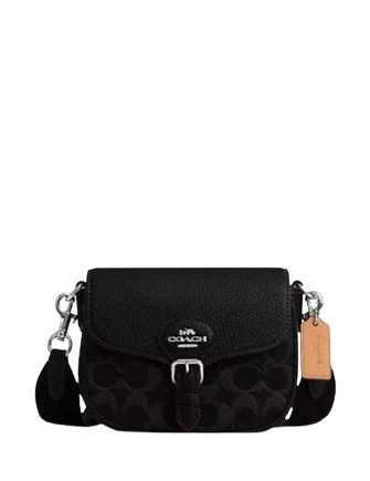 Coach Amelia Small Saddle Bag In Signature Denim