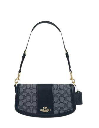 Coach Andrea Shoulder Bag In Signature Jacquard