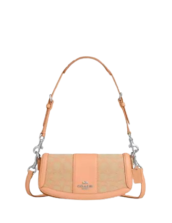 Coach Andrea Small Shoulder Bag In Signature Jacquard