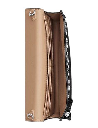 Coach Anna Foldover Clutch Crossbody In Signature Canvas