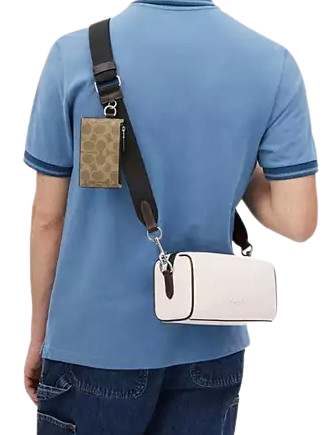 Coach Axel Crossbody Bag In Colorblock Signature Canvas