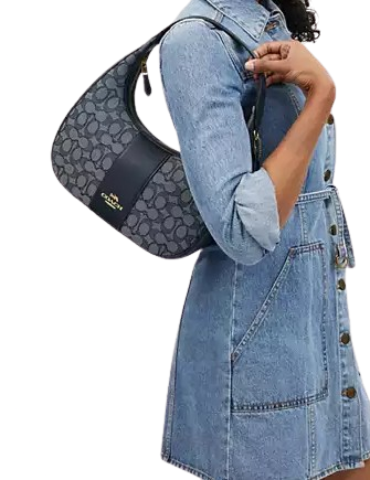 Coach Carmen Shoulder Bag In Signature Jacquard