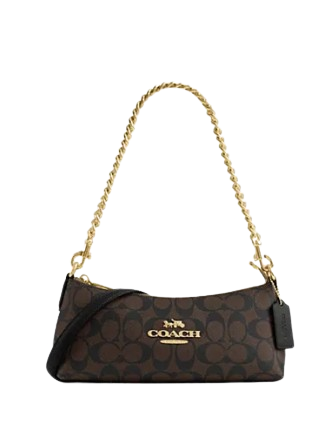 Coach Charlotte Shoulder Bag In Signature Canvas