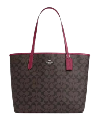 Coach City Tote In Signature Canvas