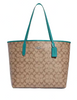 Coach City Tote In Signature Canvas