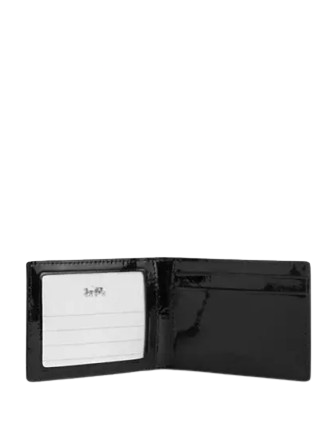 Coach Compact Billfold Wallet In Signature Leather