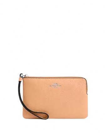 Coach Corner Zip Wristlet