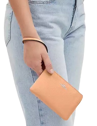 Coach Corner Zip Wristlet