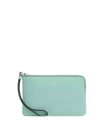 Coach Corner Zip Wristlet