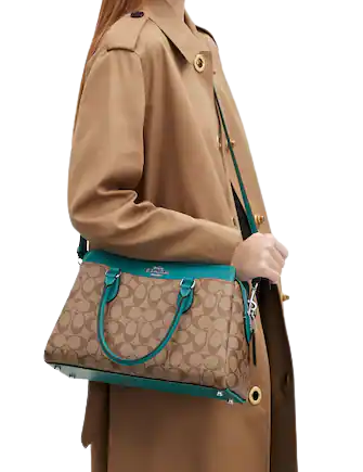 Coach Darcie Carryall In Signature Canvas