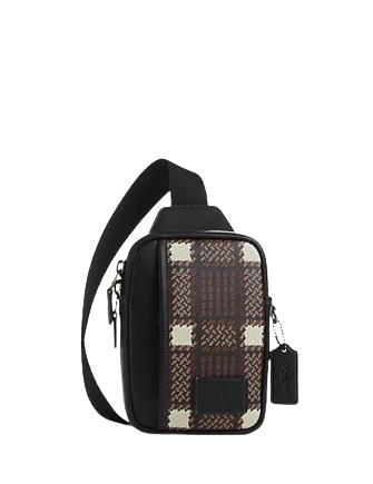 Coach Edge L Pack With Plaid Print | Brixton Baker