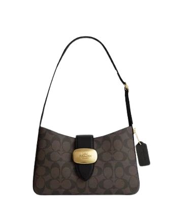 Coach Eliza Shoulder Bag In Signature Canvas