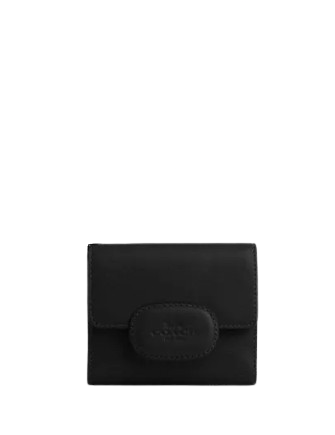 Coach Eliza Small Wallet With Leather Covered Closure