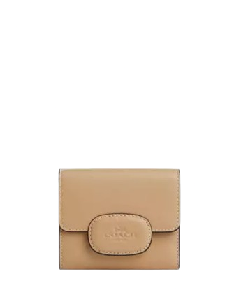 Coach Eliza Small Wallet With Leather Covered Closure