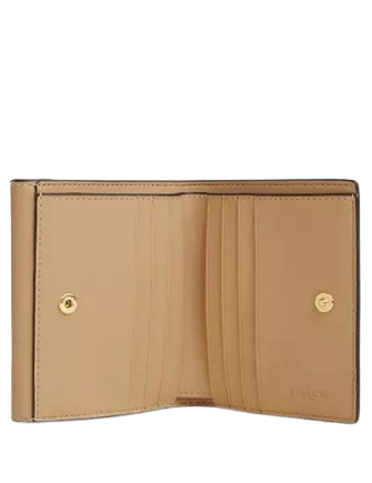 Coach Eliza Small Wallet With Leather Covered Closure