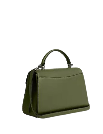 Coach Eliza Top Handle With Leather Covered Closure