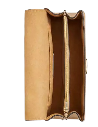 Coach Eliza Top Handle With Leather Covered Closure