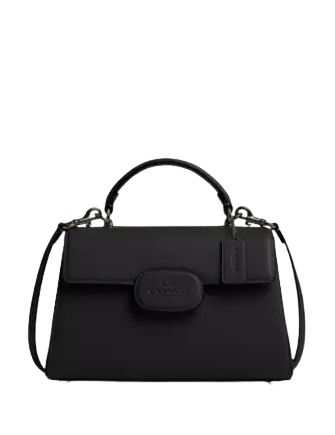 Coach Eliza Top Handle With Leather Covered Closure