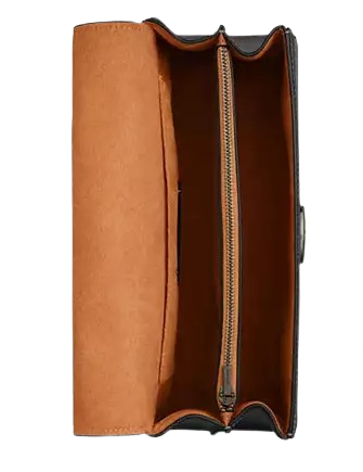 Coach Eliza Top Handle With Leather Covered Closure