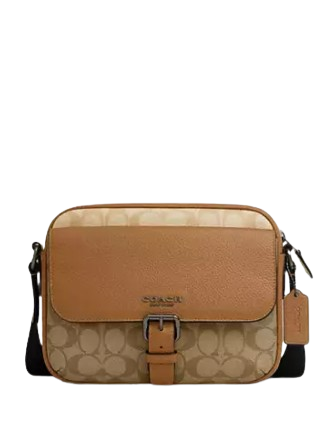 Coach Hudson Crossbody Bag In Colorblock Signature Canvas