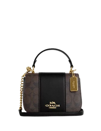 Coach Lysa Top Handle In Signature Canvas