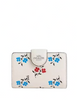 Coach Medium Corner Zip Wallet With Floral Print