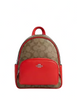 Coach Mini Court Backpack In Signature Canvas