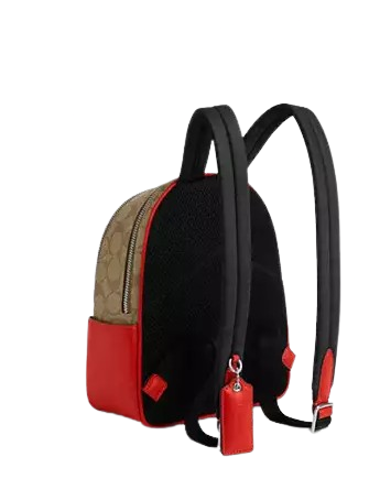 Coach Mini Court Backpack In Signature Canvas