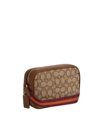 Coach Mini Jamie Camera Bag In Signature Jacquard